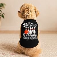 Funny Bowling Bowler Tenpin Bowling Doggie Tank thumb 2