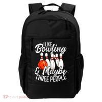 Funny Bowling Bowler Tenpin Bowling Backpack thumb 0