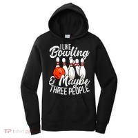 Funny Bowling Bowler Tenpin Bowling Women's Hoodie thumb 0