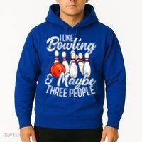 Funny Bowling Bowler Tenpin Bowling Hoodie thumb 2