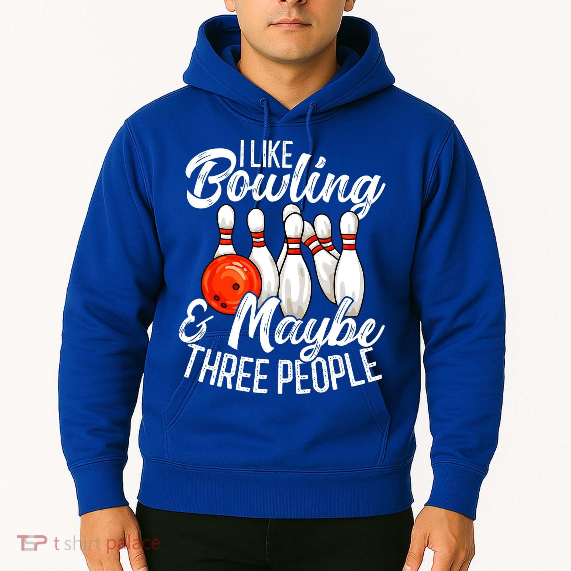 Funny Bowling Bowler Tenpin Bowling Hoodie