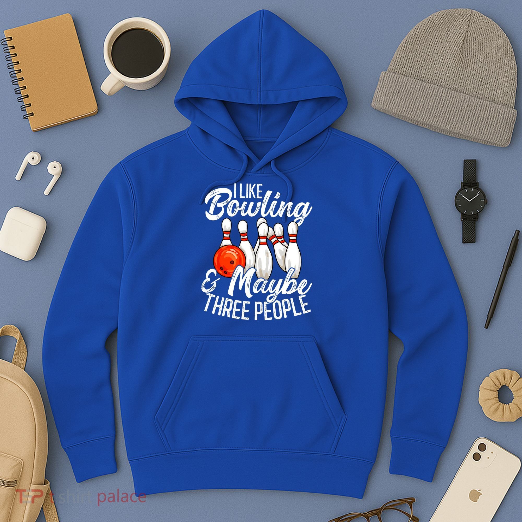 Funny Bowling Bowler Tenpin Bowling Hoodie