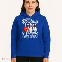Funny Bowling Bowler Tenpin Bowling Hoodie thumb 5