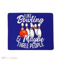 Funny Bowling Bowler Tenpin Bowling Mousepad thumb 0
