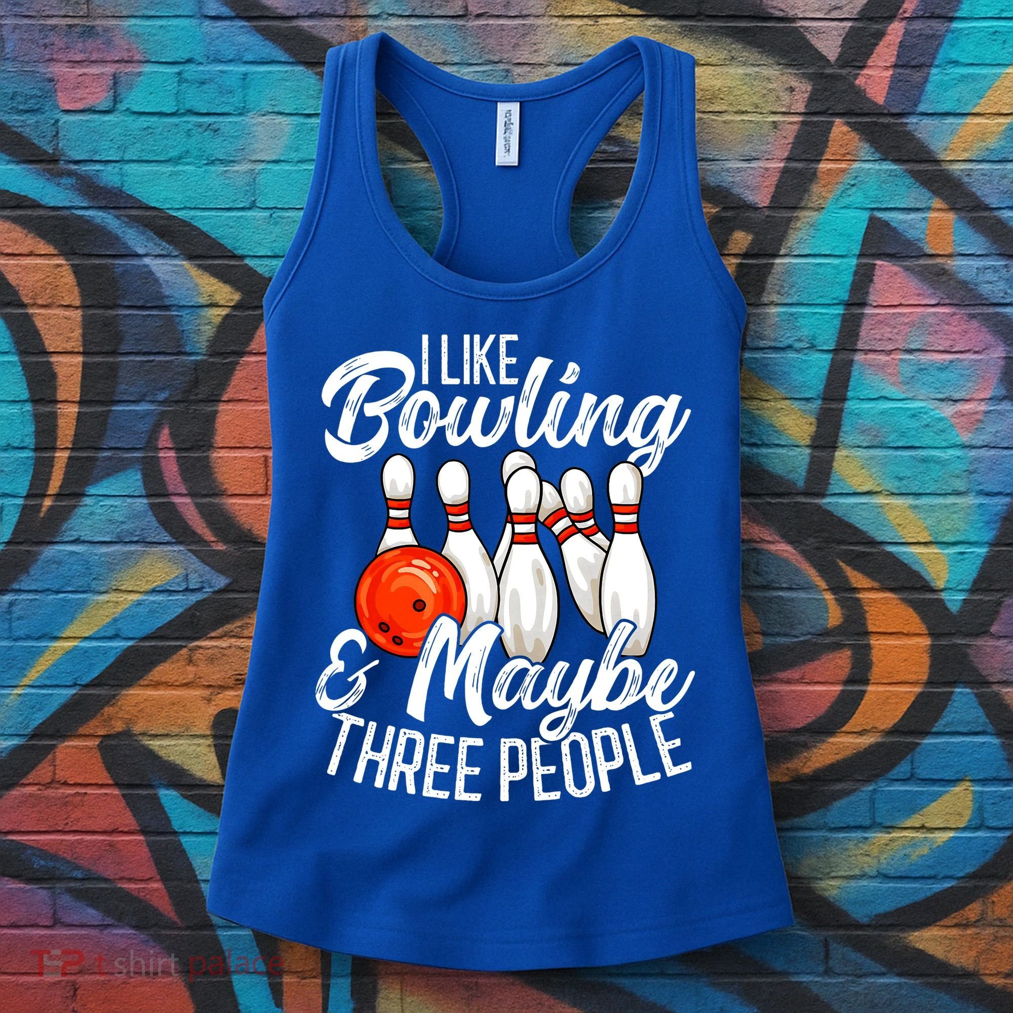 Funny Bowling Bowler Tenpin Bowling Women's Tank Top