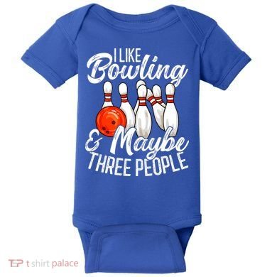Funny Bowling Bowler Tenpin Bowling Baby Bodysuit