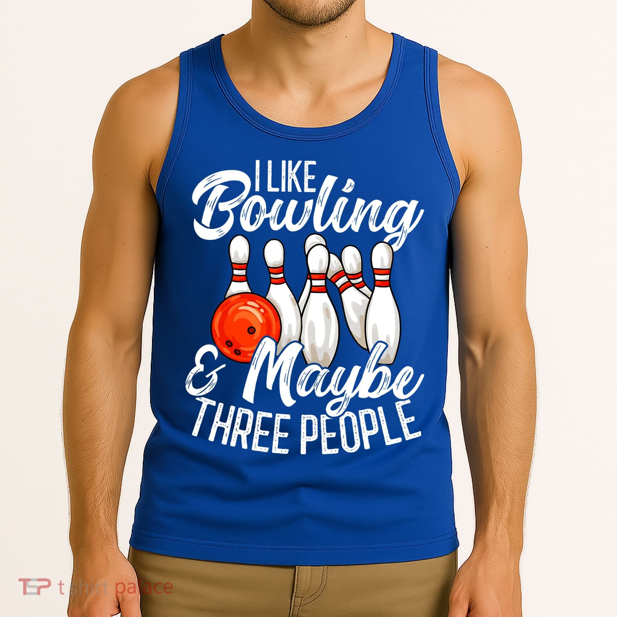 Funny Bowling Bowler Tenpin Bowling Tank Top