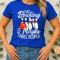 Funny Bowling Bowler Tenpin Bowling Women's T-Shirt thumb 2