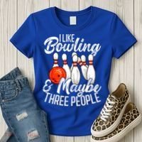 Funny Bowling Bowler Tenpin Bowling Women's T-Shirt thumb 3