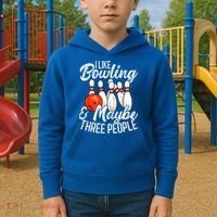 Funny Bowling Bowler Tenpin Bowling Kids Hoodie thumb 2