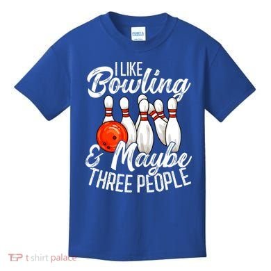 Funny Bowling Bowler Tenpin Bowling Kids T-Shirt