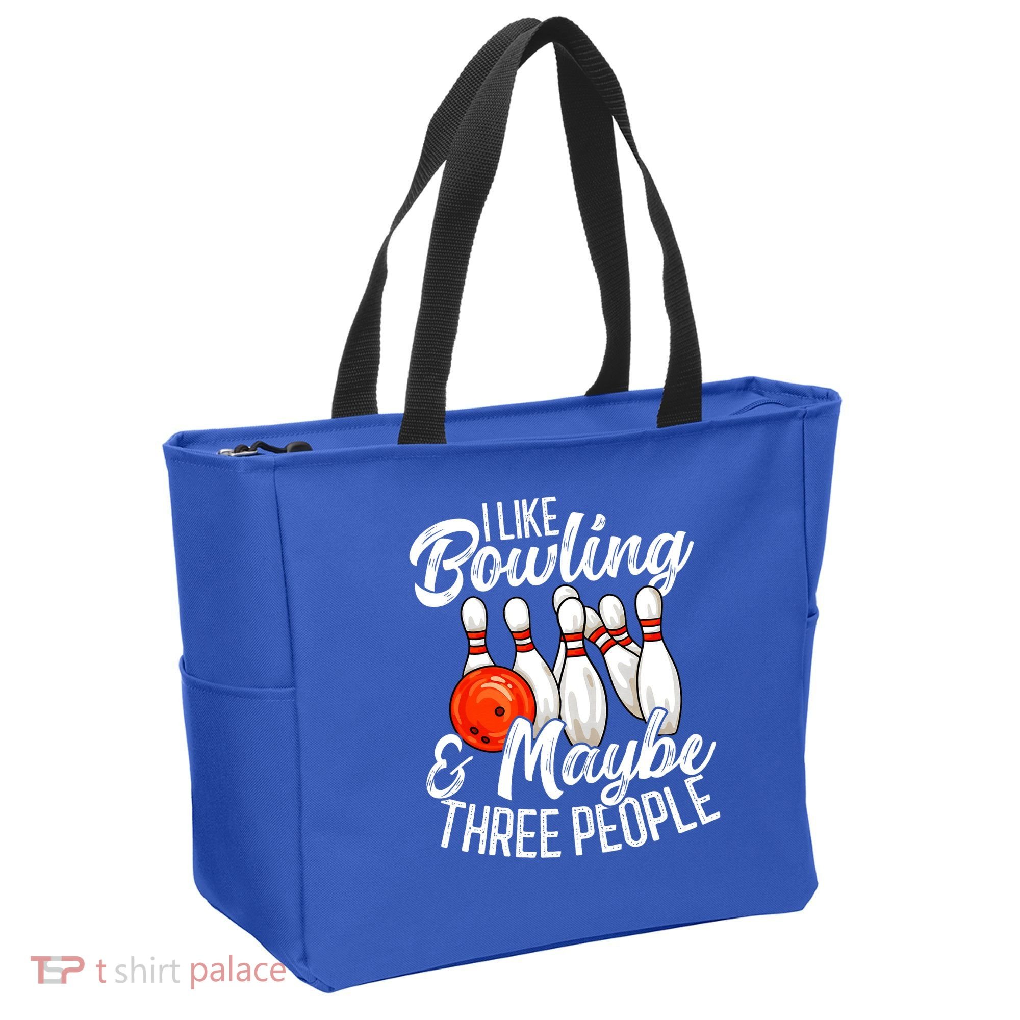 Funny Bowling Bowler Tenpin Bowling Tote Bag