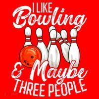 Funny Bowling Bowler Tenpin Bowling Santa Hat thumb 1