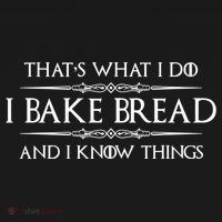 Funny Bread Baker Gifts I Bake Bread I Know Things Baking Gift Pajama Set thumb 2