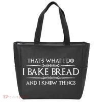 Funny Bread Baker Gifts I Bake Bread I Know Things Baking Gift Tote Bag thumb 0