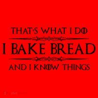Funny Bread Baker Gifts I Bake Bread I Know Things Baking Gift Santa Hat thumb 1