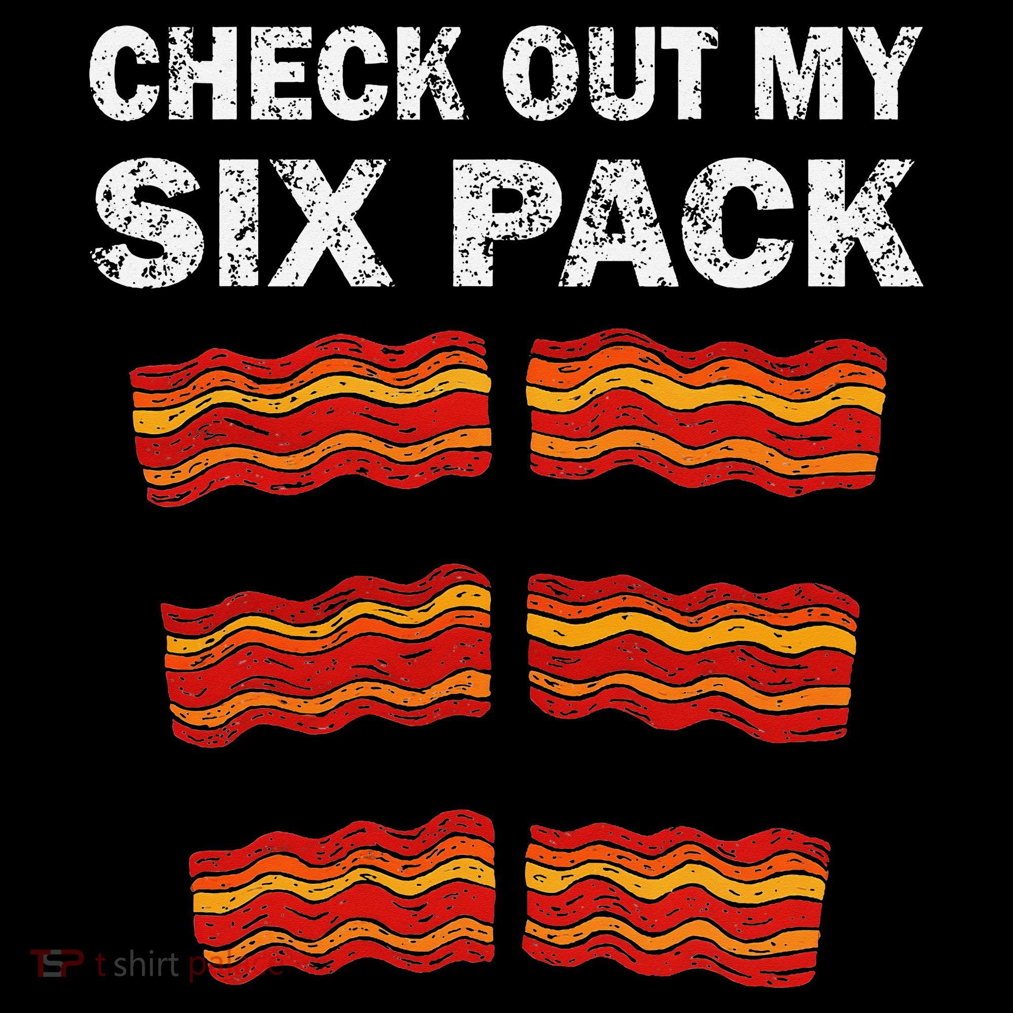 Funny Bacon BBQ Dad Grill CHECK OUT MY SIX PACK Visor