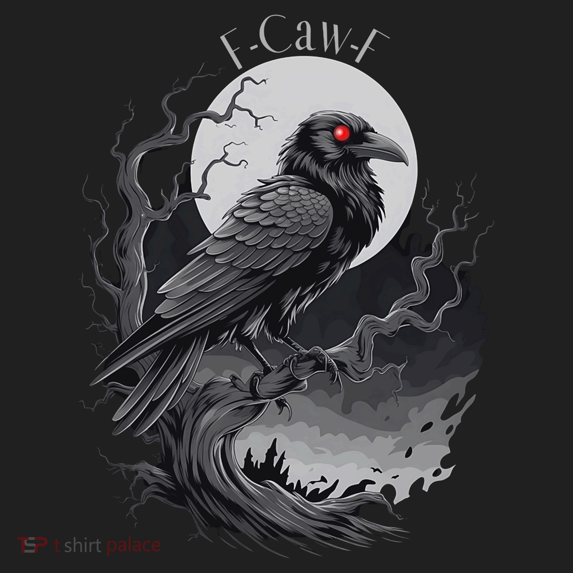 F-Caw-F Black Bird  Comfort Colors Heavyweight Long Sleeve T-Shirt