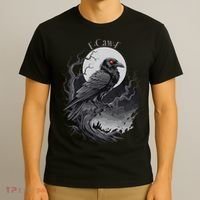 F-Caw-F Black Bird  T-Shirt thumb 3