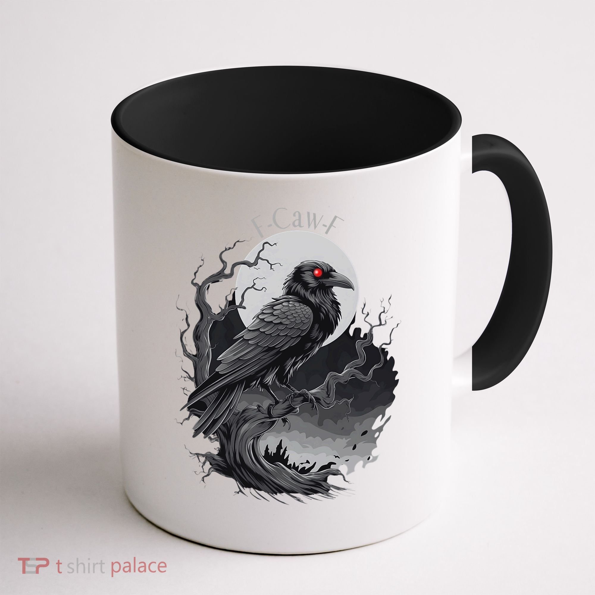 F-Caw-F Black Bird  Coffee Mug