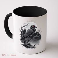 F-Caw-F Black Bird  Coffee Mug thumb 0