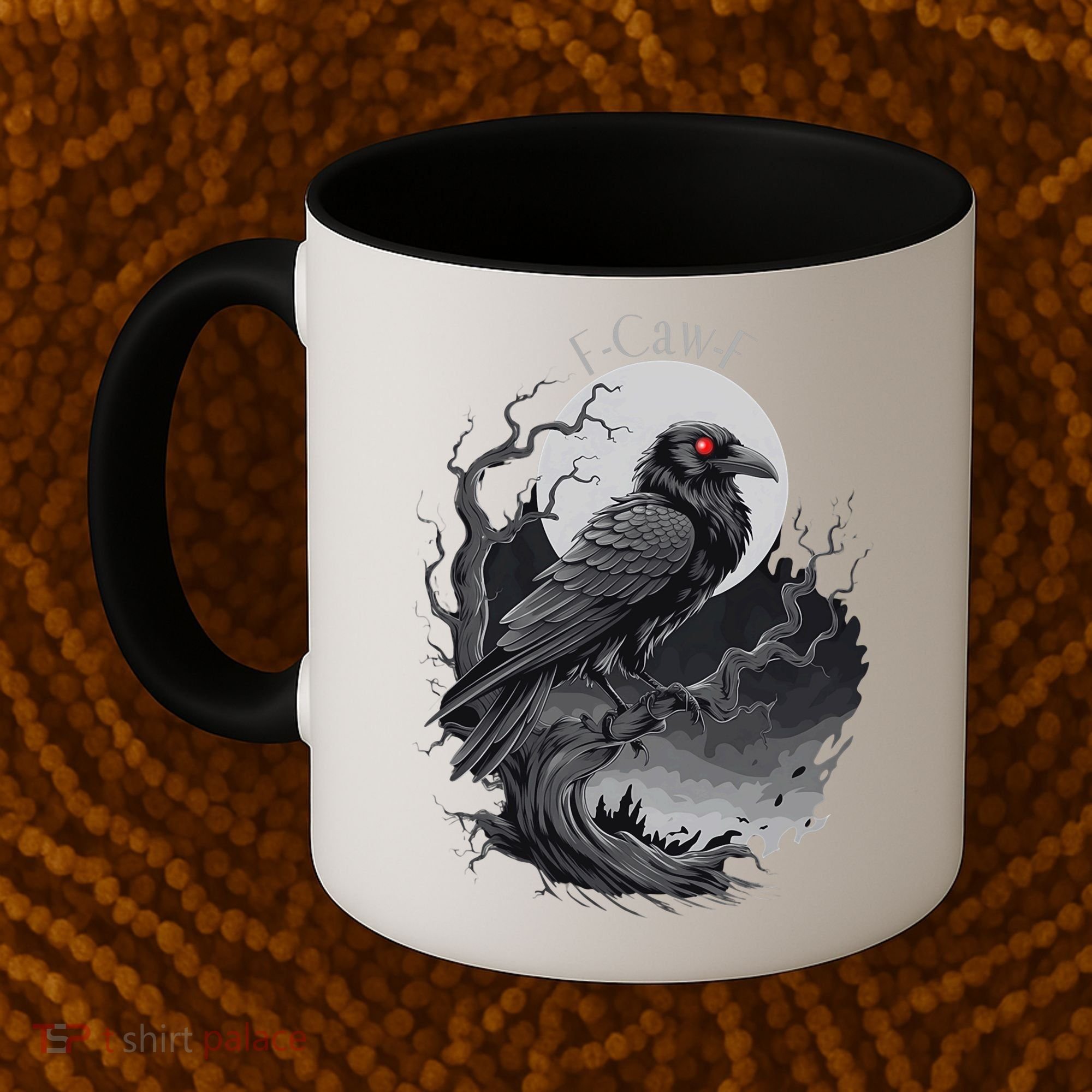 F-Caw-F Black Bird  Coffee Mug