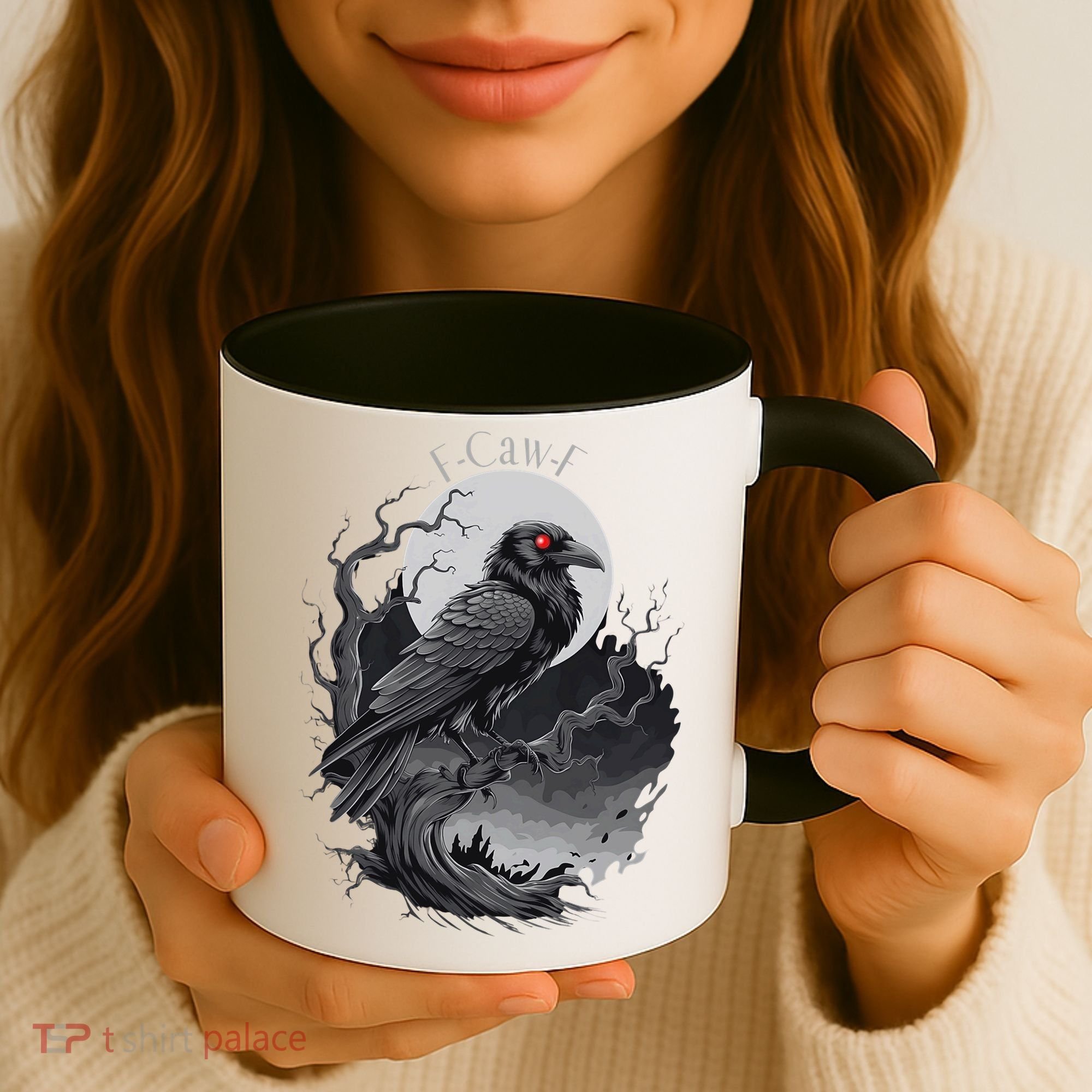 F-Caw-F Black Bird  Coffee Mug