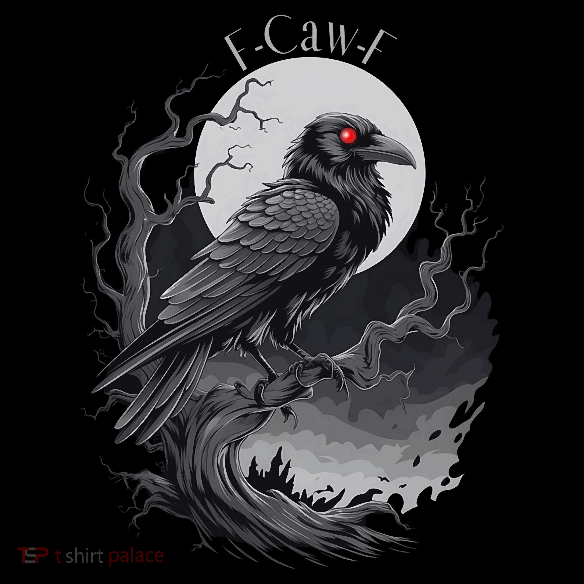 F-Caw-F Black Bird  Ornament