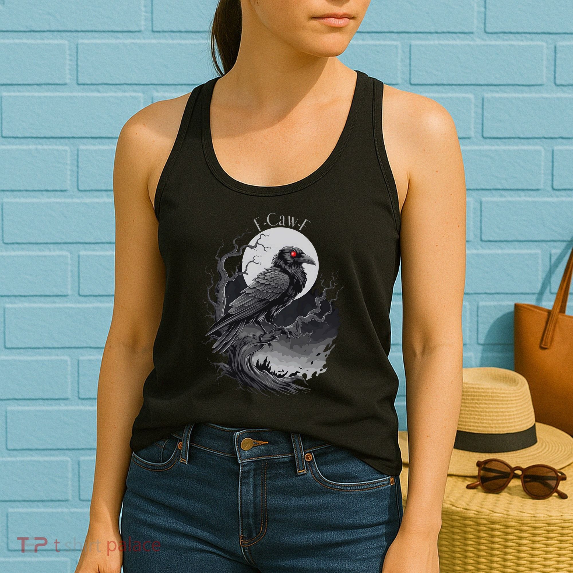 F-Caw-F Black Bird  Women's Tank Top