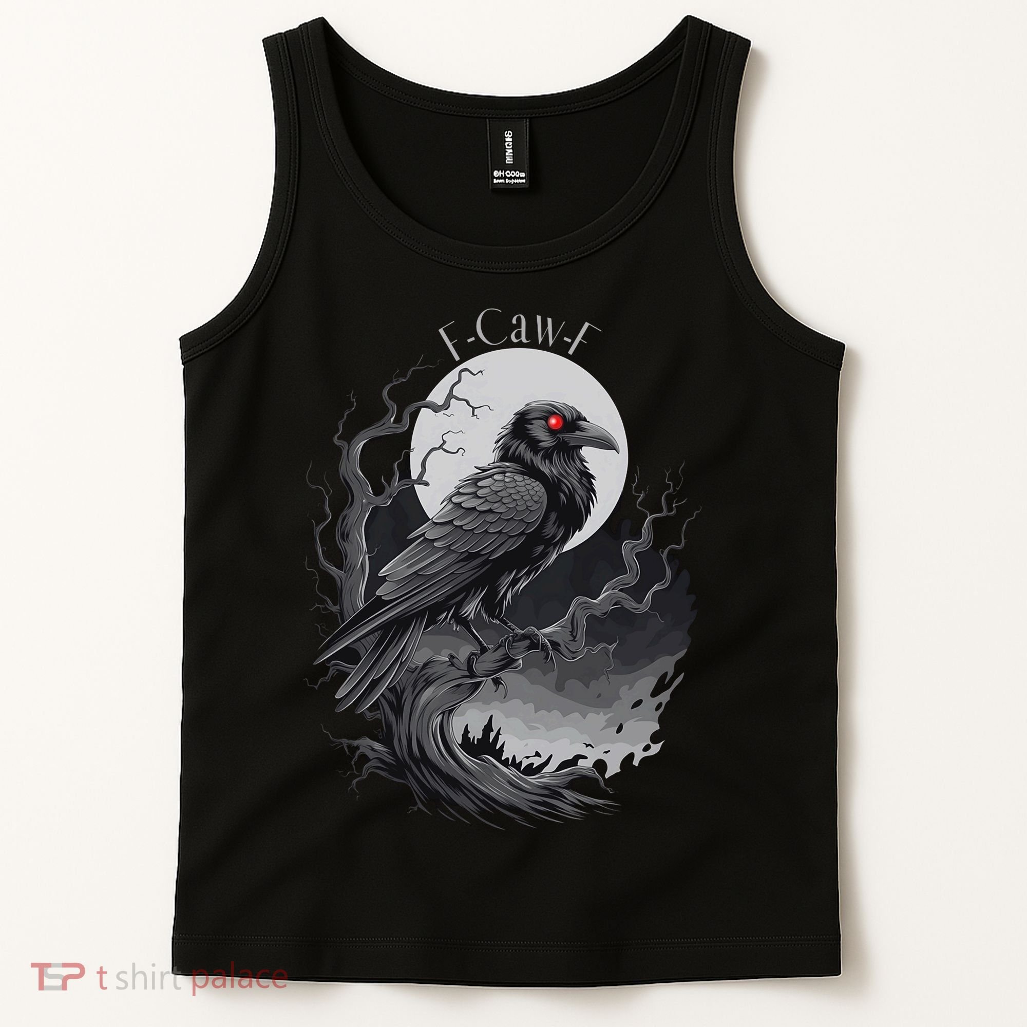 F-Caw-F Black Bird  Tank Top