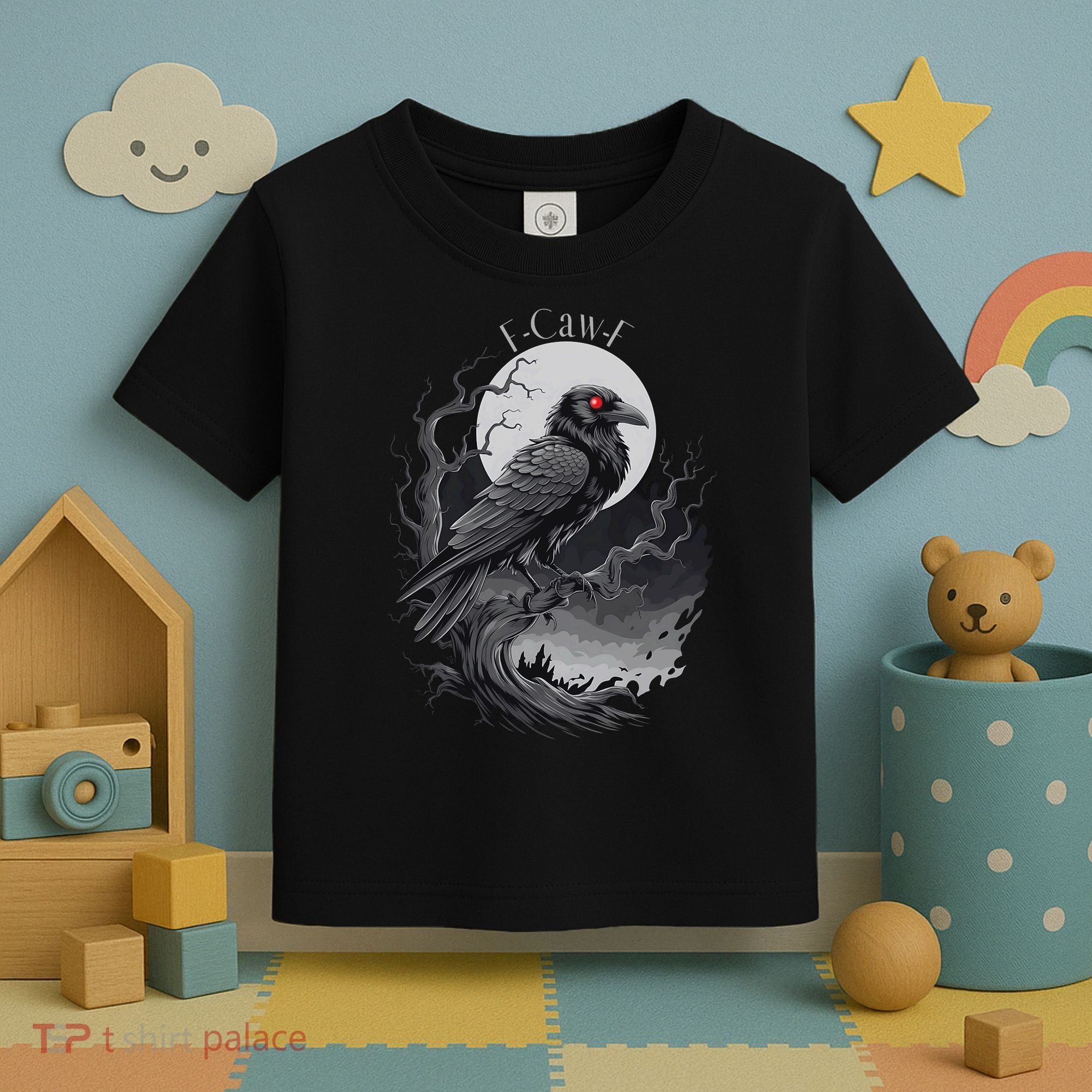 F-Caw-F Black Bird  Toddler T-Shirt