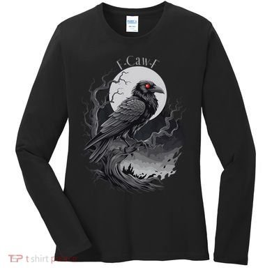 F-Caw-F Black Bird  Women's Long Sleeve Shirt