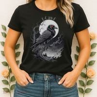 F-Caw-F Black Bird  Women's T-Shirt thumb 2