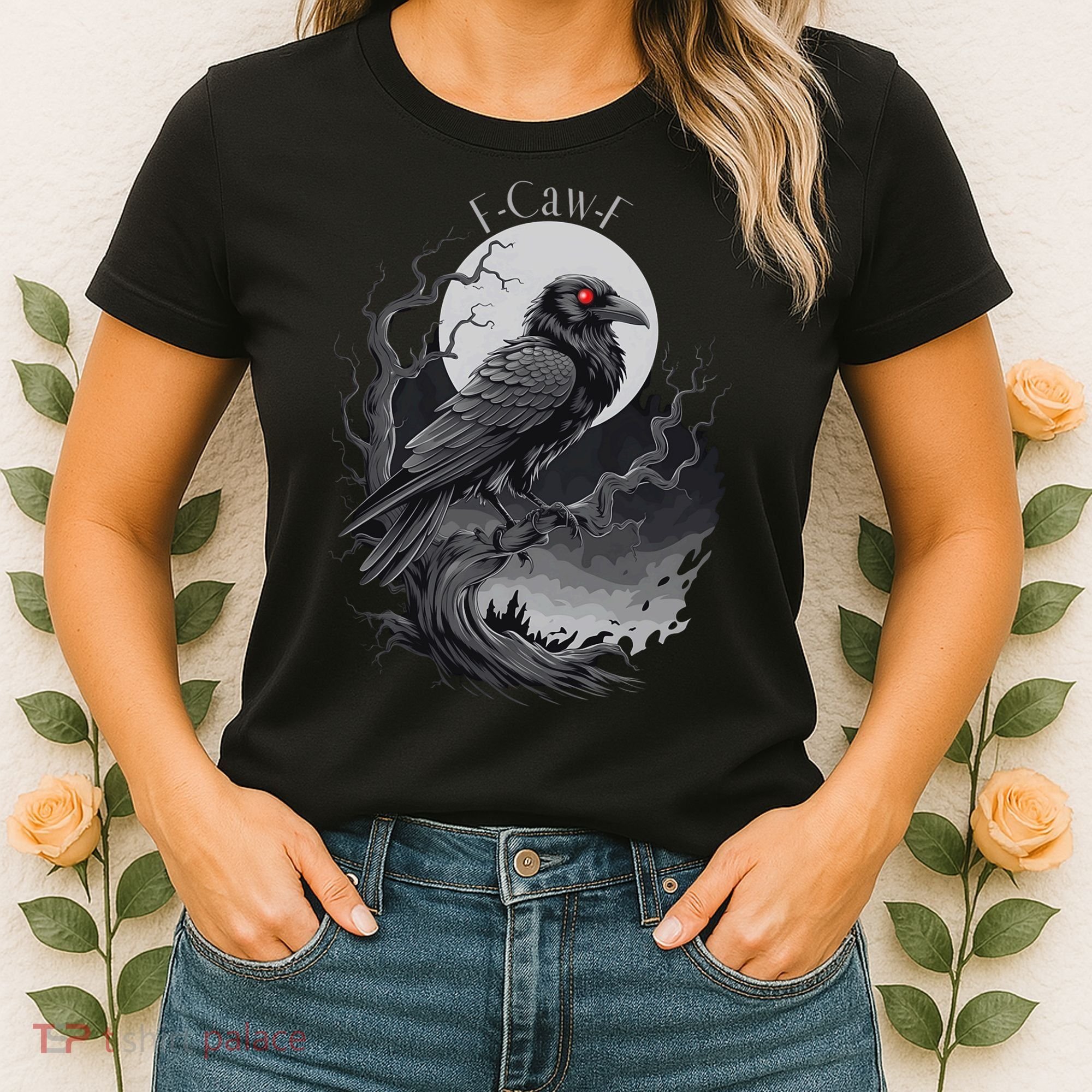 F-Caw-F Black Bird  Women's T-Shirt