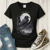 F-Caw-F Black Bird  Women's T-Shirt thumb 3