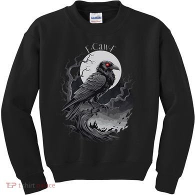 F-Caw-F Black Bird  Kids Sweatshirt