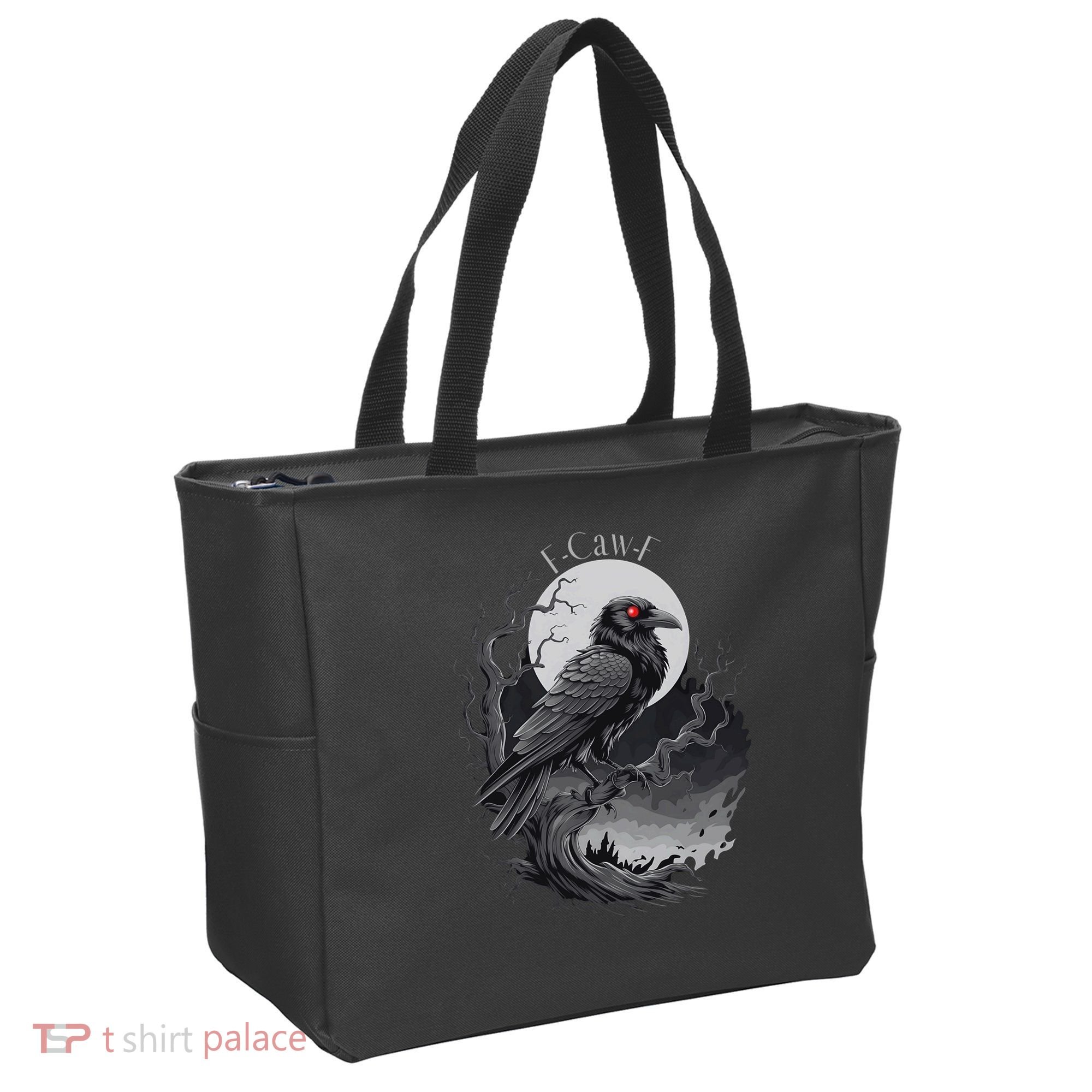 F-Caw-F Black Bird  Tote Bag