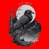 F-Caw-F Black Bird  Santa Hat thumb 1