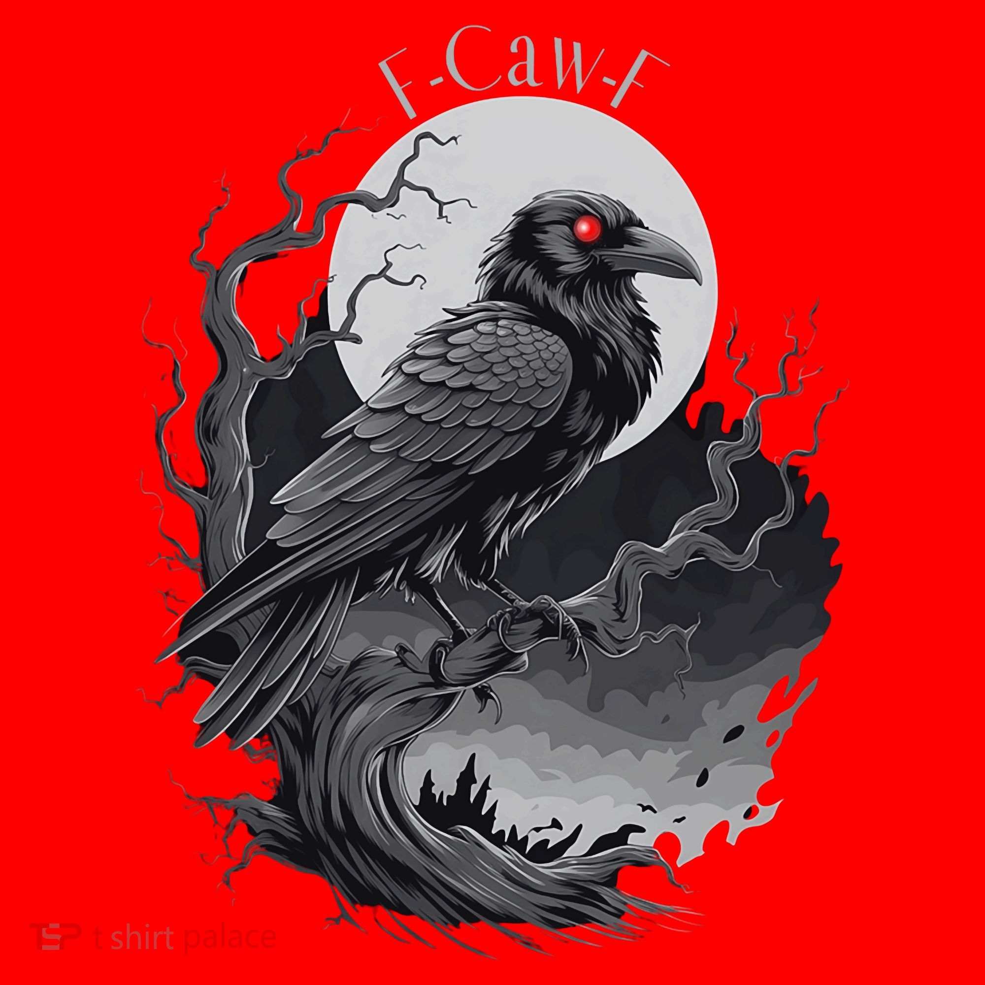 F-Caw-F Black Bird  Santa Hat