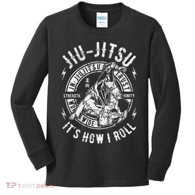 Funny Bjj Brazilian Jiu Jitsu Kids Long Sleeve Shirt