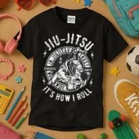 Funny Bjj Brazilian Jiu Jitsu Kids T-Shirt thumb 3