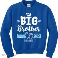 Funny Big Brother 2026 Loading Kids Sweatshirt thumb 0