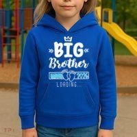 Funny Big Brother 2026 Loading Kids Hoodie thumb 3