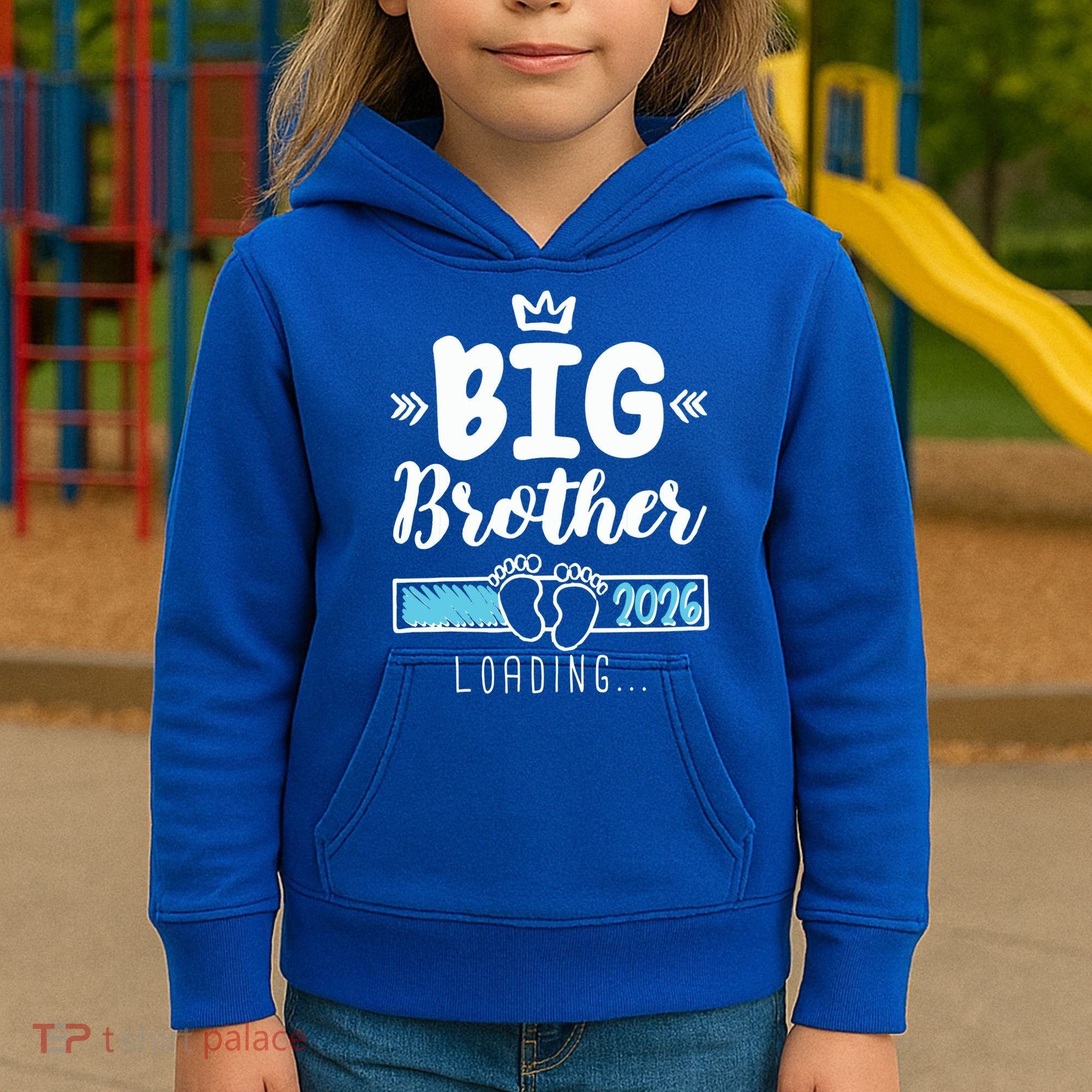 Funny Big Brother 2026 Loading Kids Hoodie