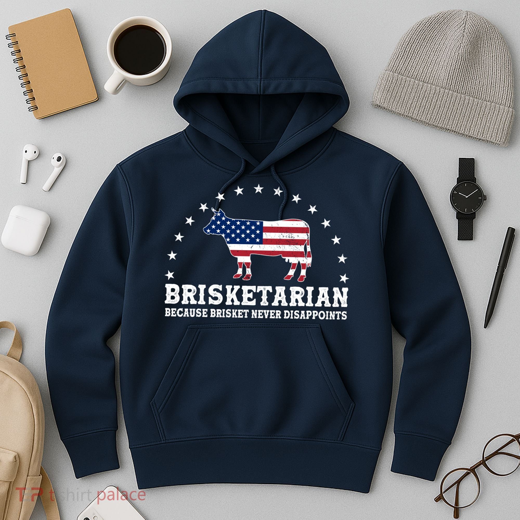 Funny Brisketarian Because Brisket Never Disappoints Hoodie