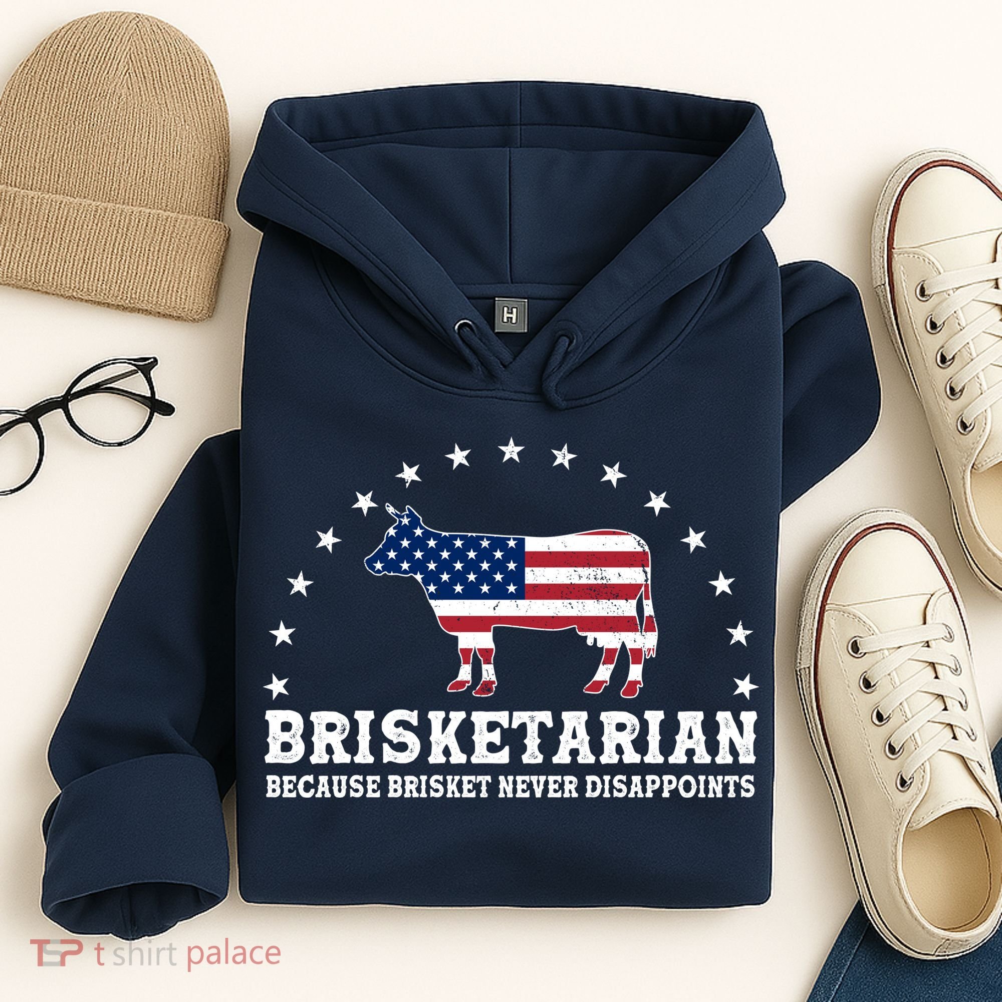 Funny Brisketarian Because Brisket Never Disappoints Hoodie