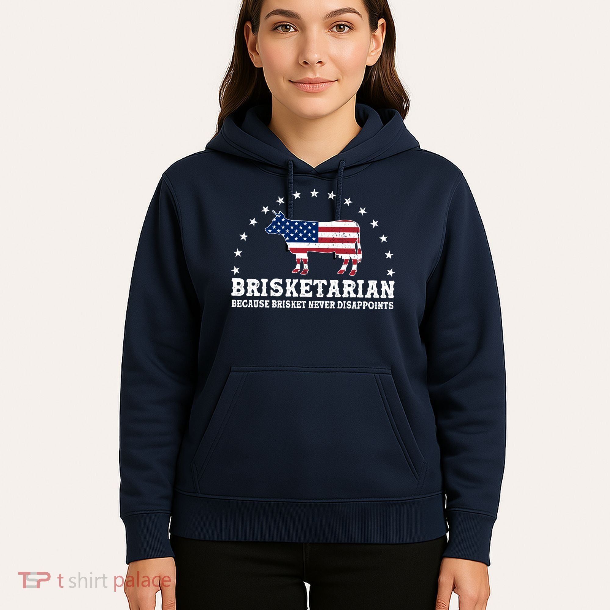 Funny Brisketarian Because Brisket Never Disappoints Hoodie