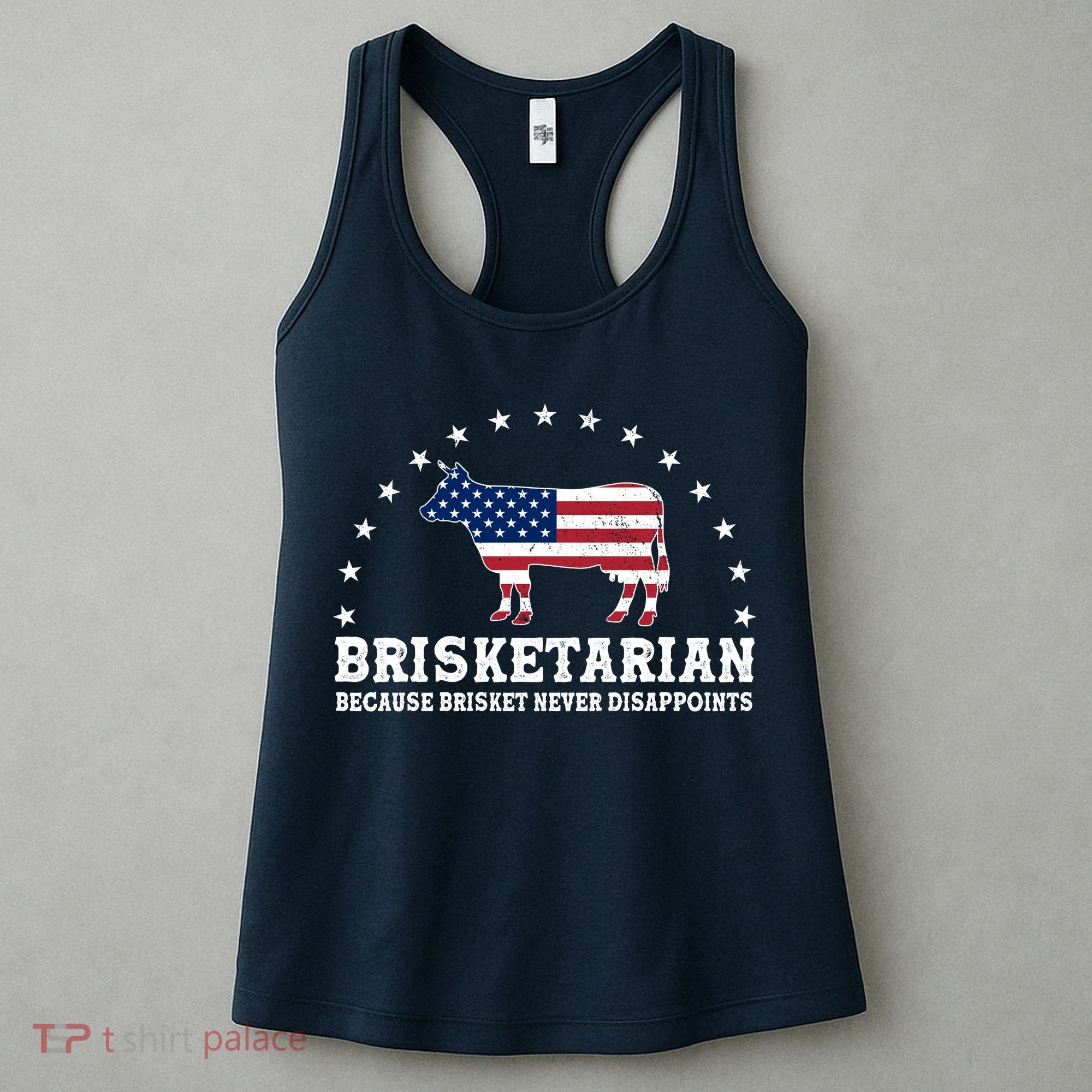 Funny Brisketarian Because Brisket Never Disappoints Women's Tank Top