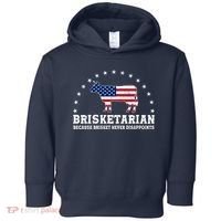 Funny Brisketarian Because Brisket Never Disappoints Toddler Hoodie thumb 0