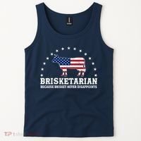 Funny Brisketarian Because Brisket Never Disappoints Tank Top thumb 2